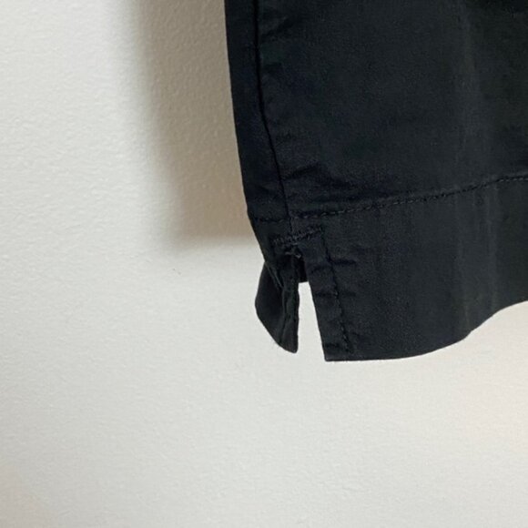White Stag Capris Womens 10 Black Front Pockets Split Hem Body Stretch Office - Picture 4 of 11